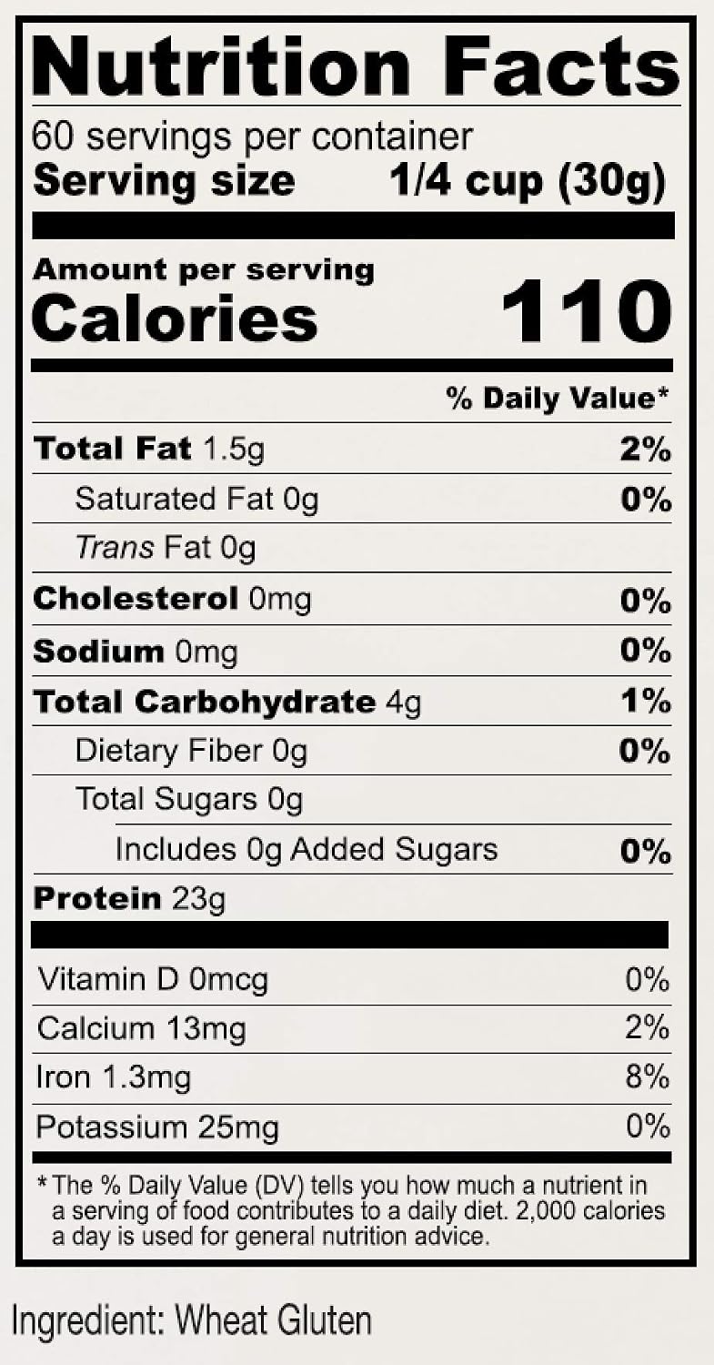 Anthony's Vital Wheat Gluten 4lb & Organic Oat Fiber 1.5lb Bundle