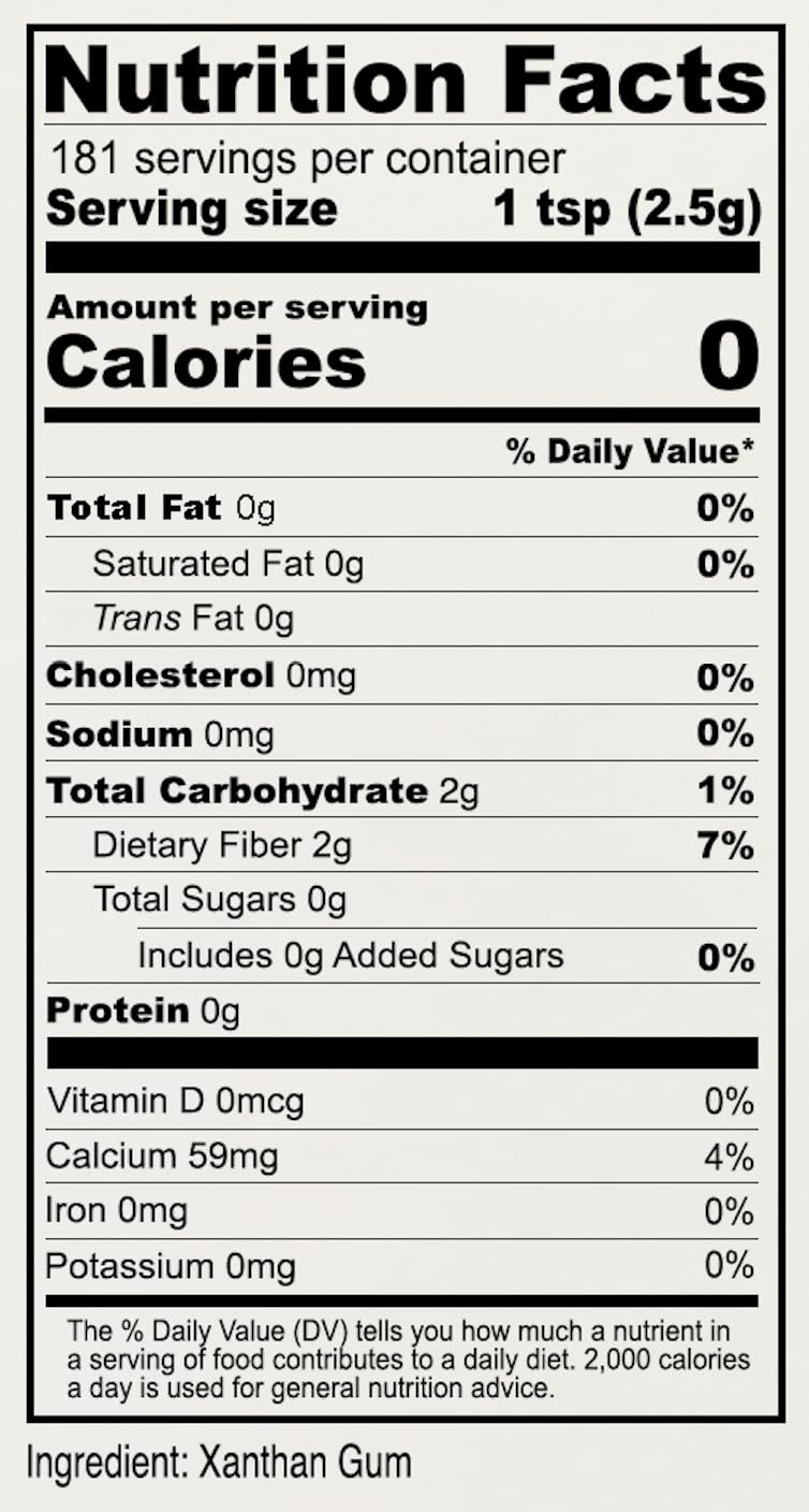 Anthony's Xanthan Gum Powder, 1 lb, Gluten Free, Non GMO, Keto Friendly