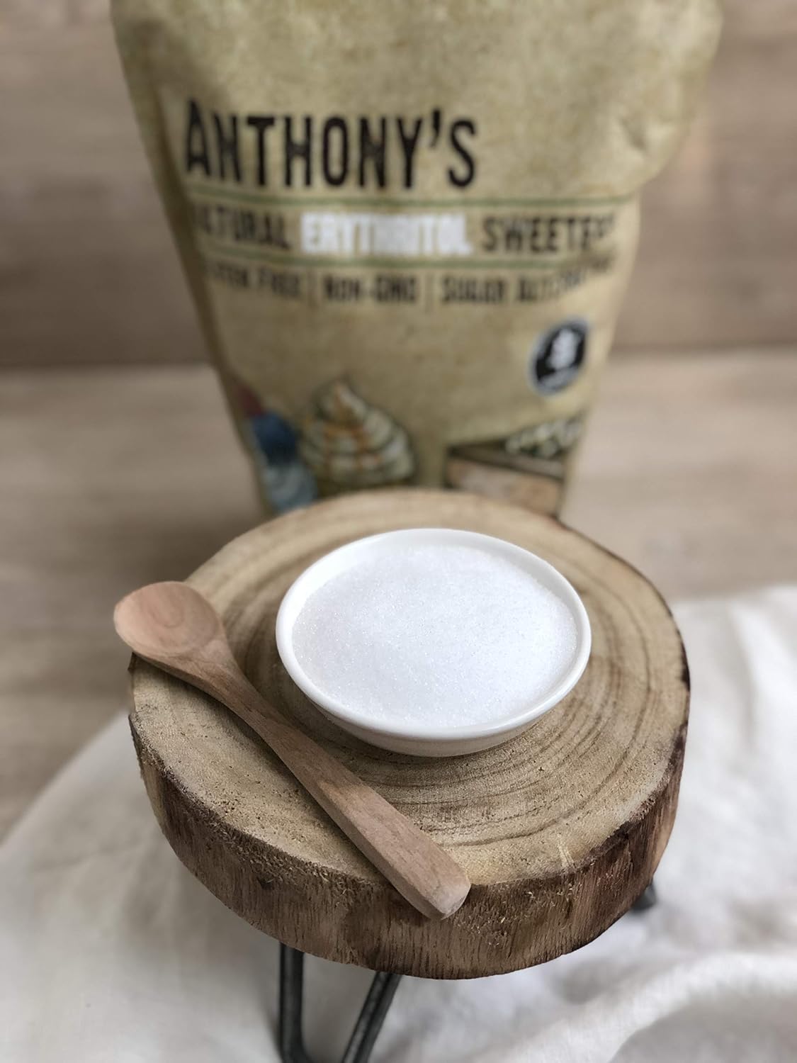 Anthony's Erythritol Granules 2.5 lb & Confectioner's Erythritol 2 lb Bundle